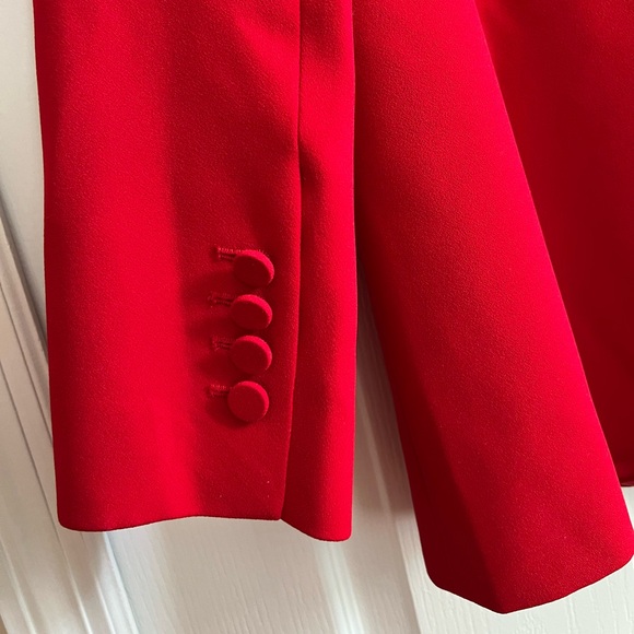 NWT ZARA 2 Pieces SET. Red Double Breasted Buttoned Blazer And Pants. - Picture 12 of 16